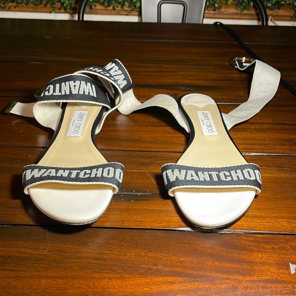 Jimmy Choo ankle wrap sandals